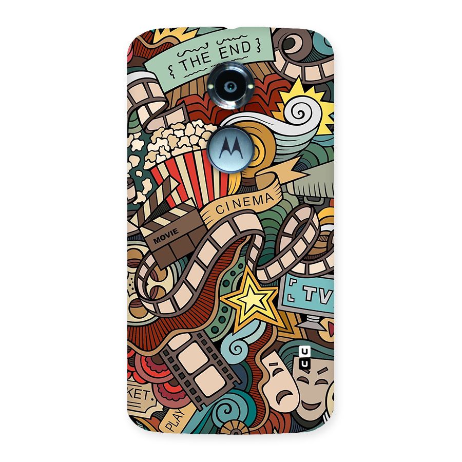 Retro Doodle Art Back Case for Moto X 2nd Gen