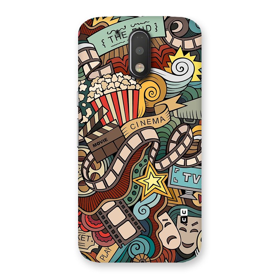 Retro Doodle Art Back Case for Motorola Moto G4 Plus