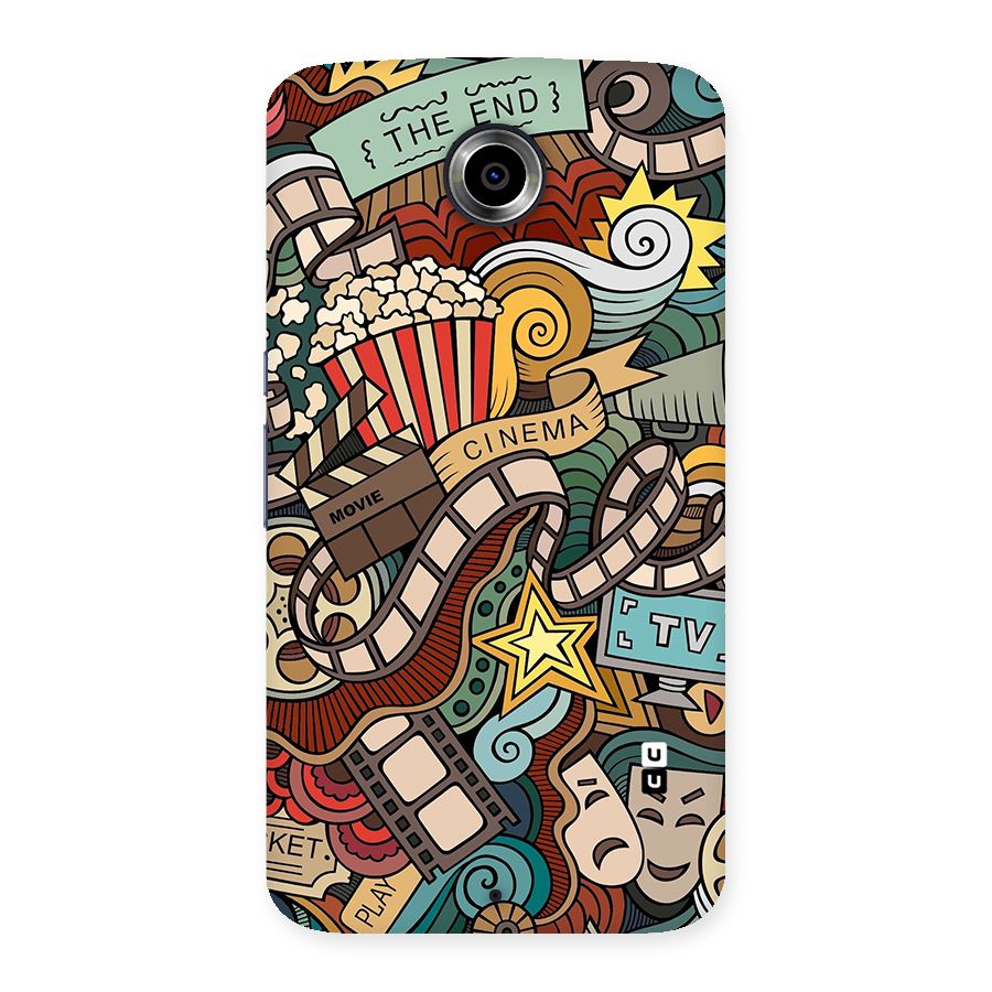 Retro Doodle Art Back Case for Nexsus 6
