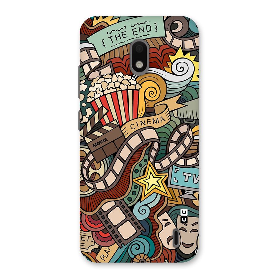 Retro Doodle Art Back Case for Nokia 2.2