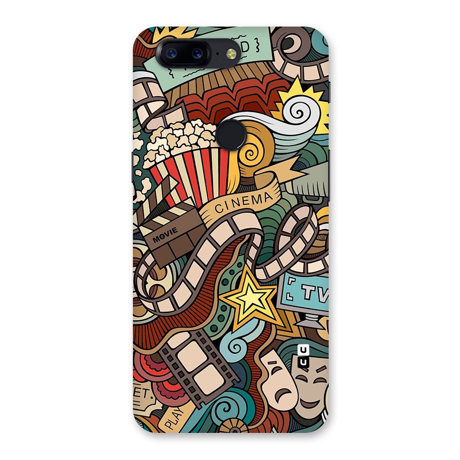 Retro Doodle Art Back Case for OnePlus 5T