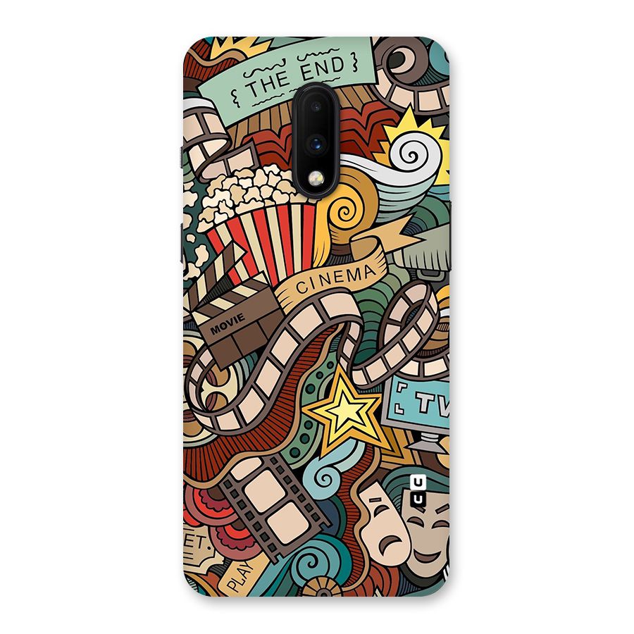 Retro Doodle Art Back Case for OnePlus 7