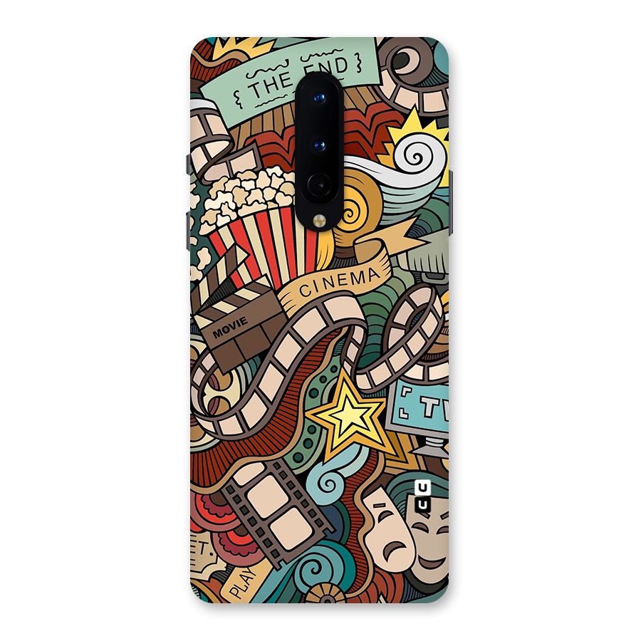 Retro Doodle Art Back Case for OnePlus 8