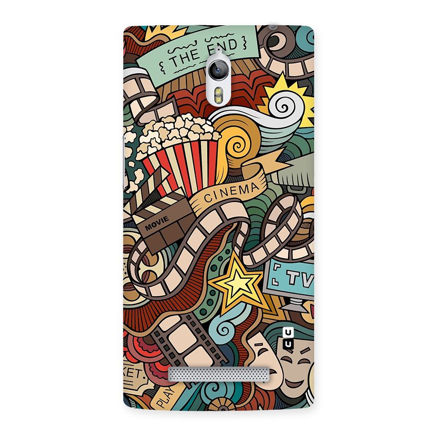 Retro Doodle Art Back Case for Oppo Find 7