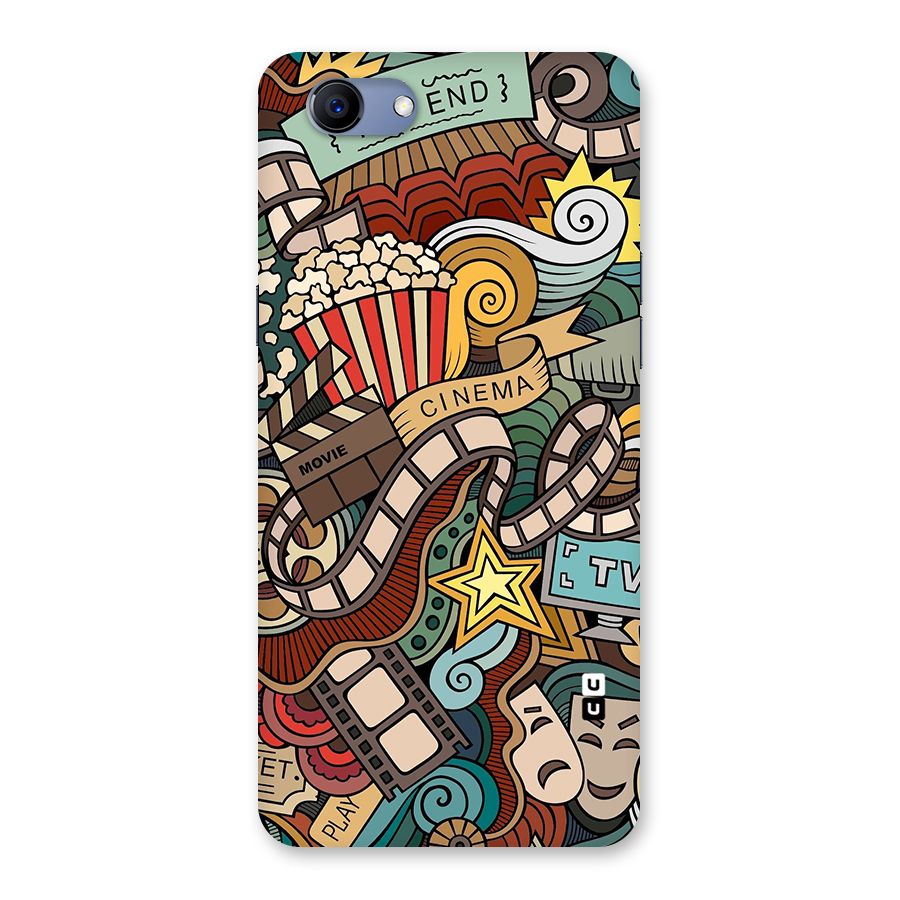 Retro Doodle Art Back Case for Oppo Realme 1