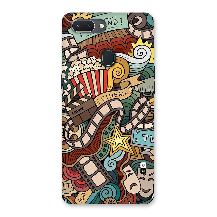 Retro Doodle Art Back Case for Oppo Realme 2
