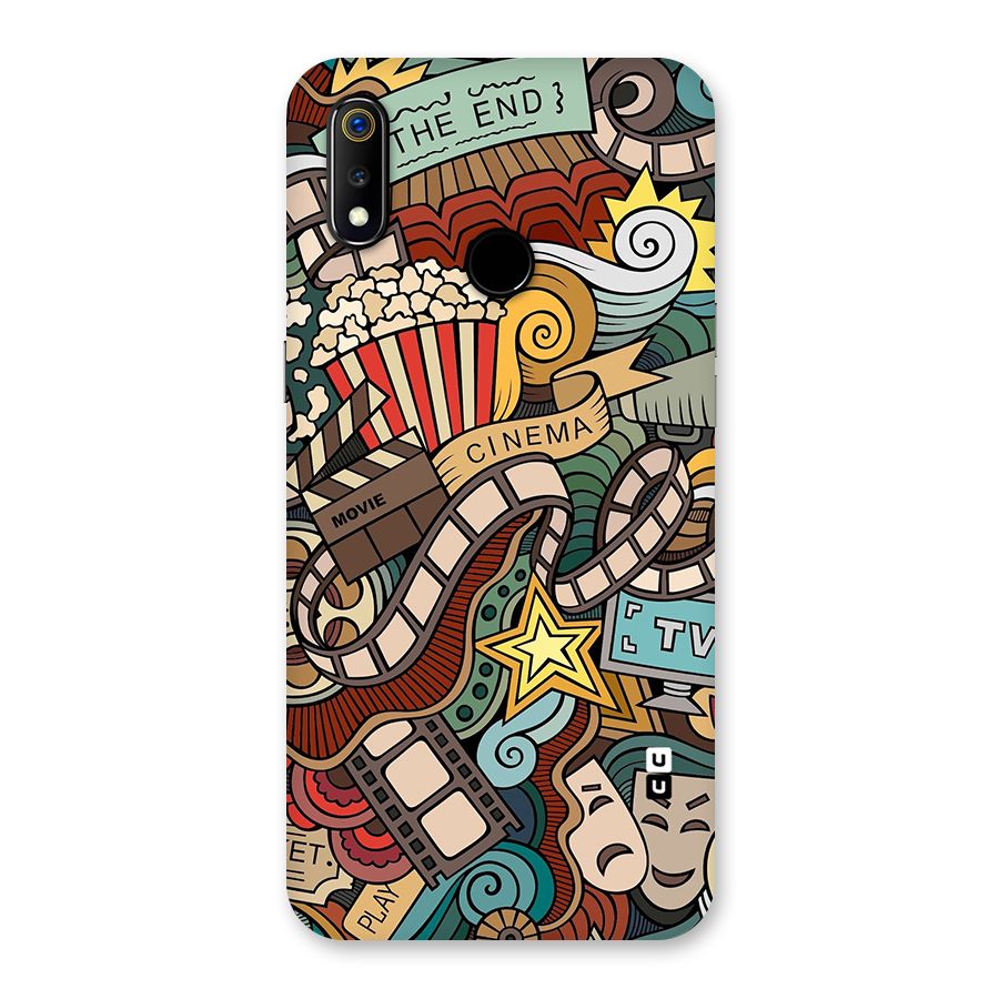 Retro Doodle Art Back Case for Realme 3