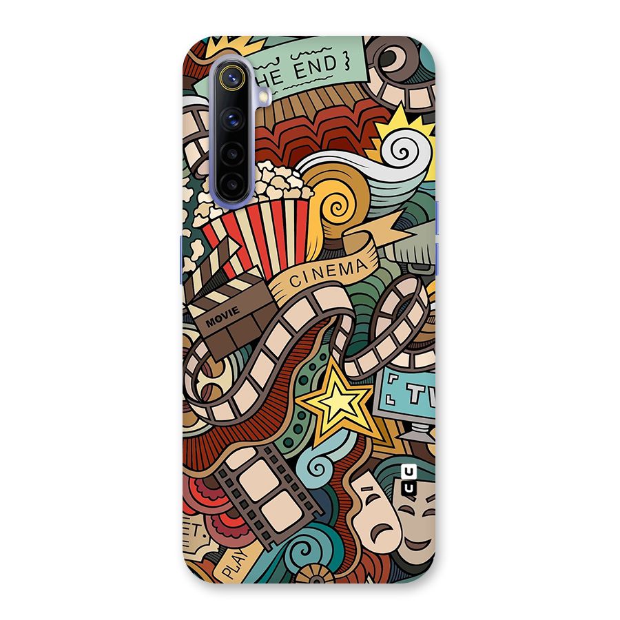 Retro Doodle Art Back Case for Realme 6i