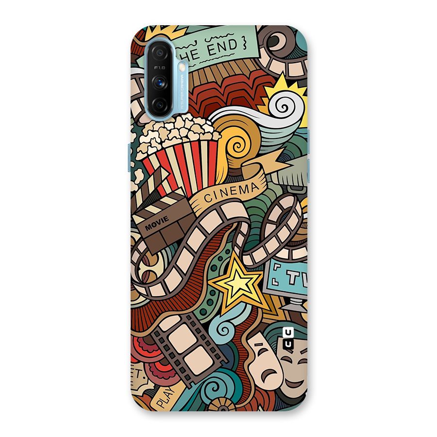 Retro Doodle Art Back Case for Realme Narzo 20A