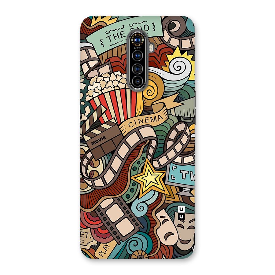 Retro Doodle Art Back Case for Realme X2 Pro