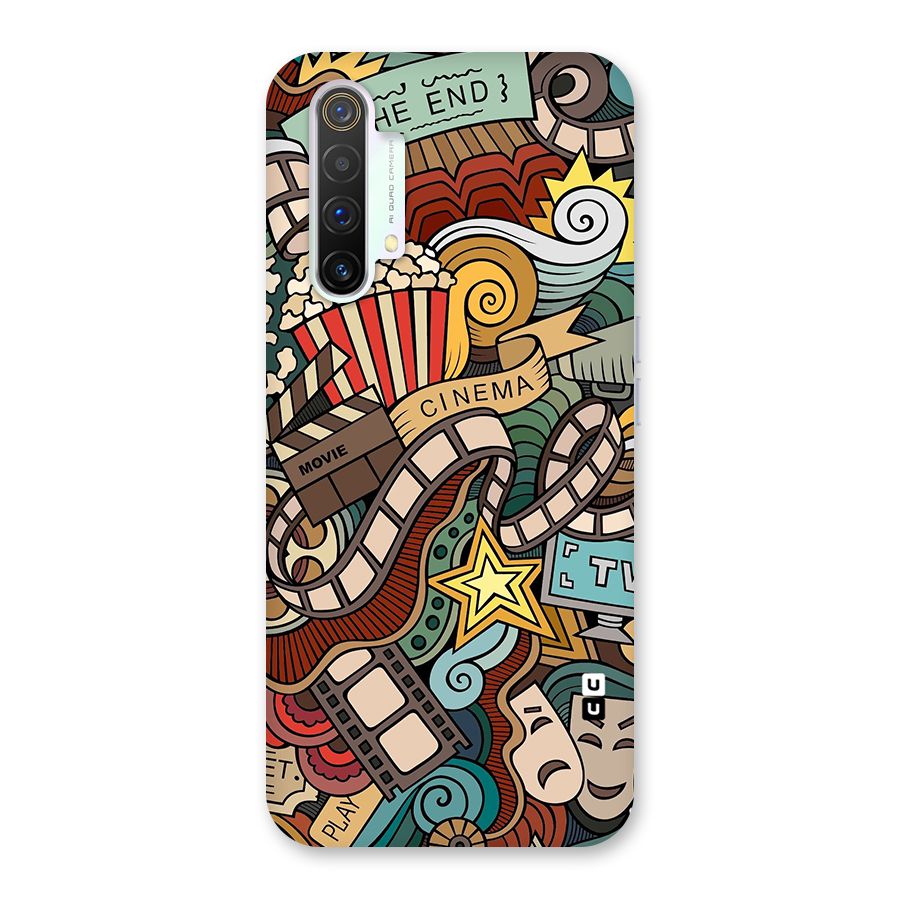 Retro Doodle Art Back Case for Realme X3