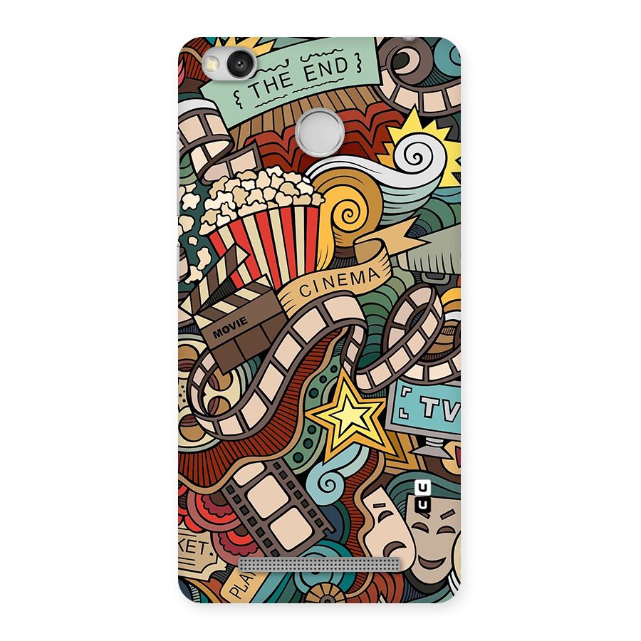 Retro Doodle Art Back Case for Redmi 3S Prime