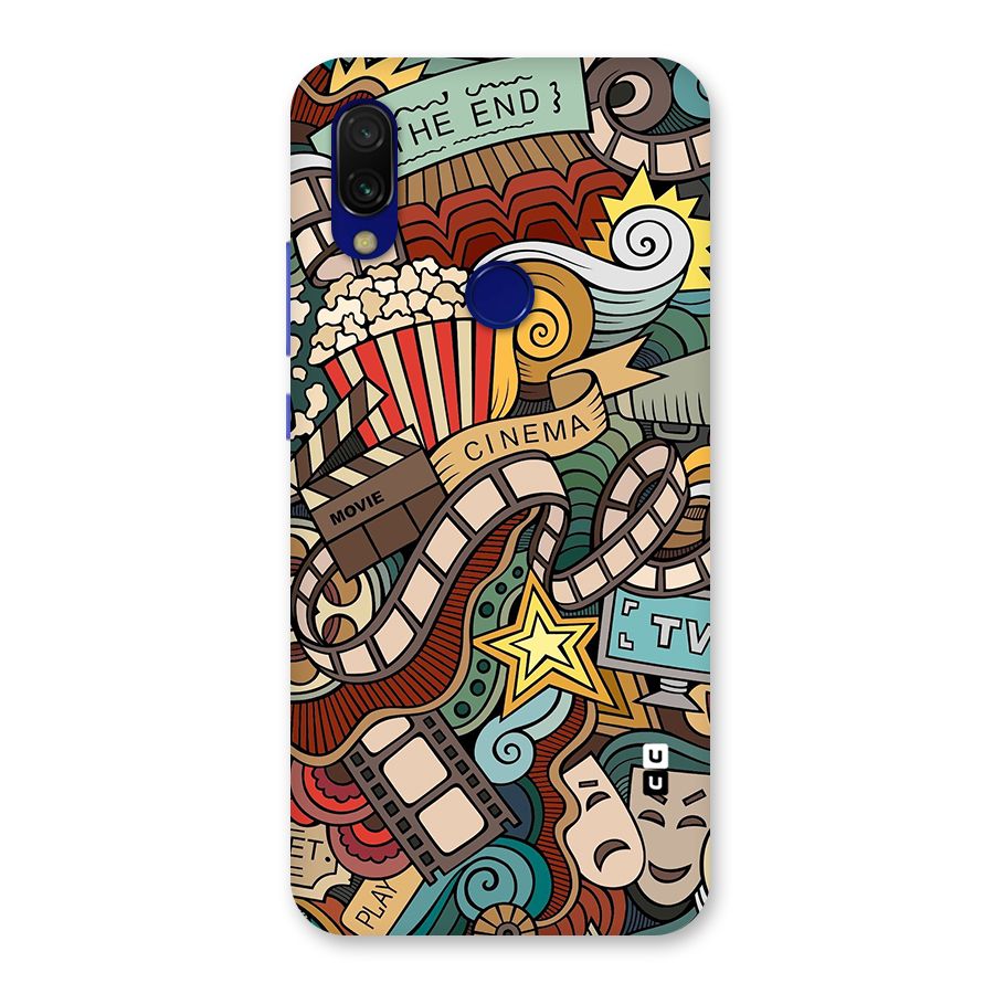 Retro Doodle Art Back Case for Redmi 7