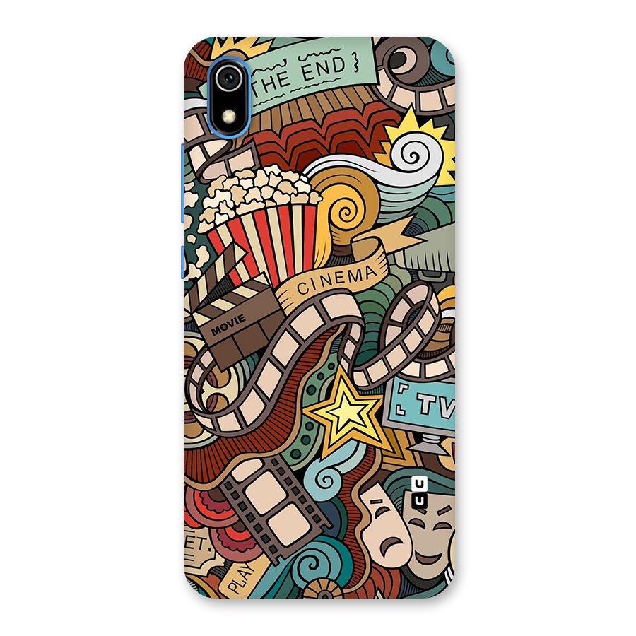 Retro Doodle Art Back Case for Redmi 7A
