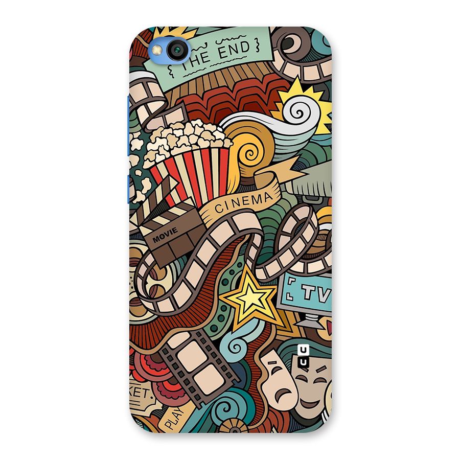 Retro Doodle Art Back Case for Redmi Go