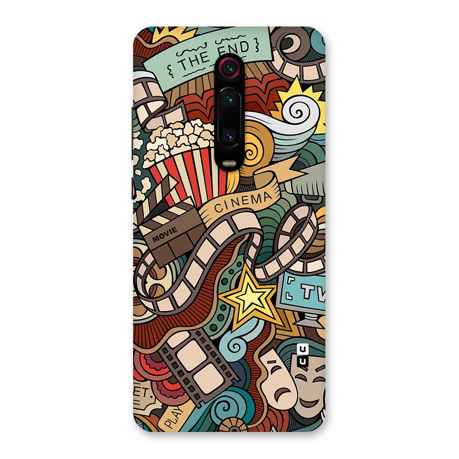 Retro Doodle Art Back Case for Redmi K20 Pro