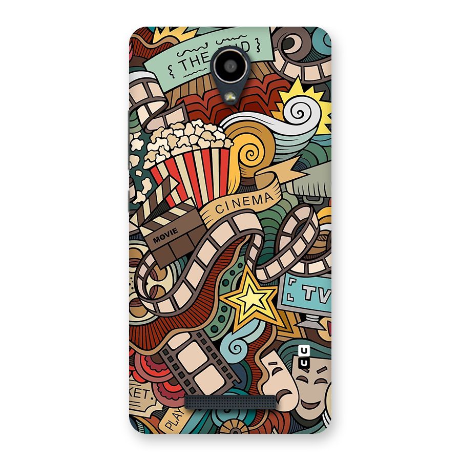 Retro Doodle Art Back Case for Redmi Note 2