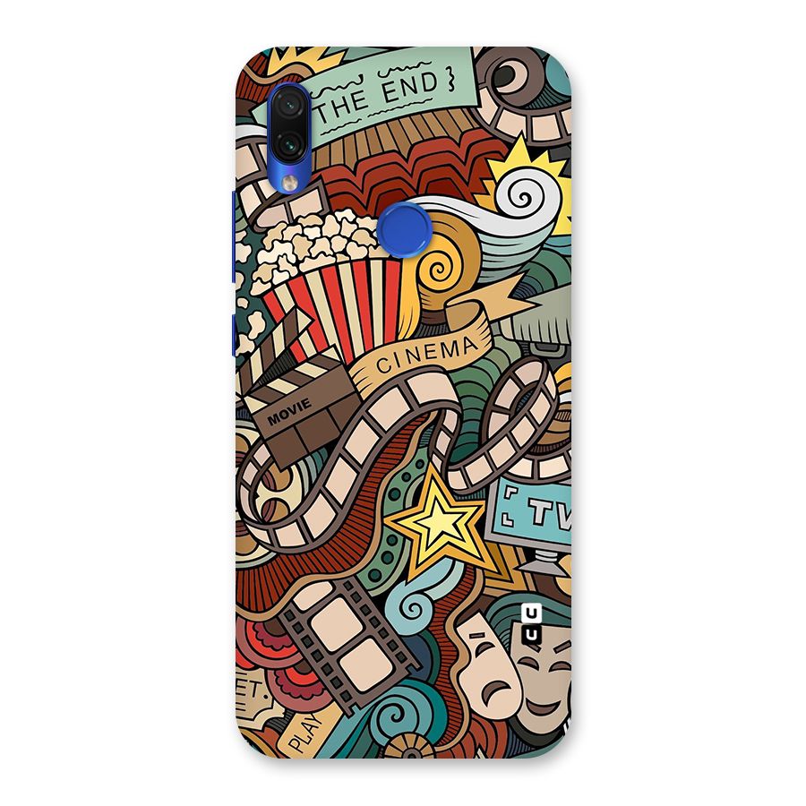 Retro Doodle Art Back Case for Redmi Note 7S