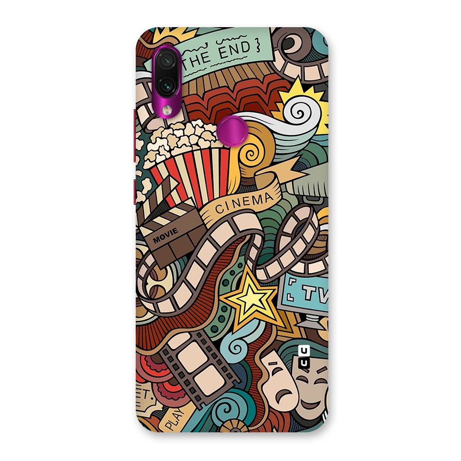 Retro Doodle Art Back Case for Redmi Note 7 Pro