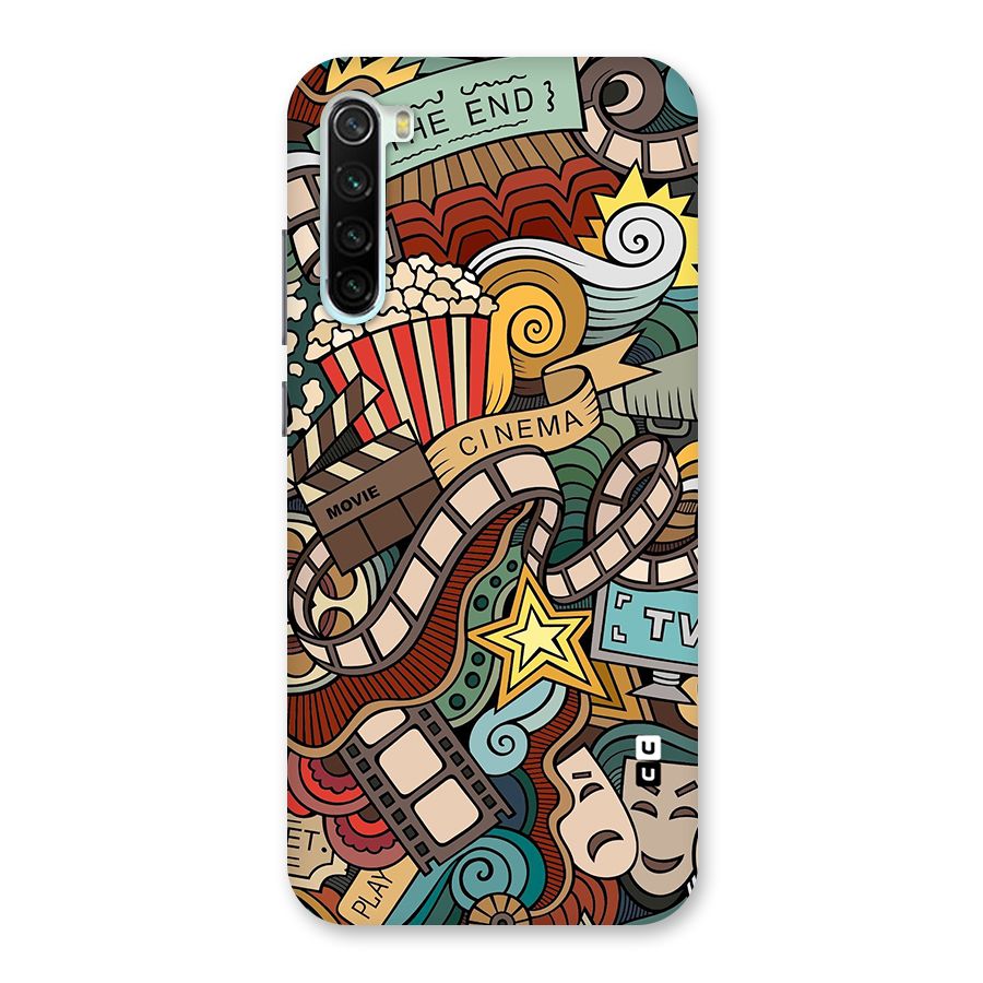 Retro Doodle Art Back Case for Redmi Note 8