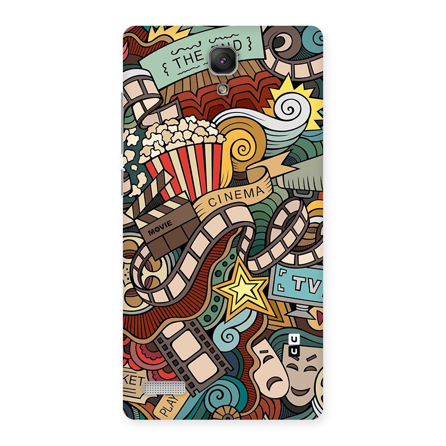 Retro Doodle Art Back Case for Redmi Note Prime