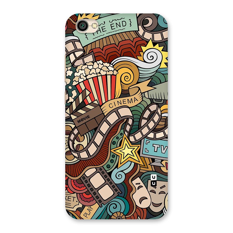 Retro Doodle Art Back Case for Redmi Y1 Lite
