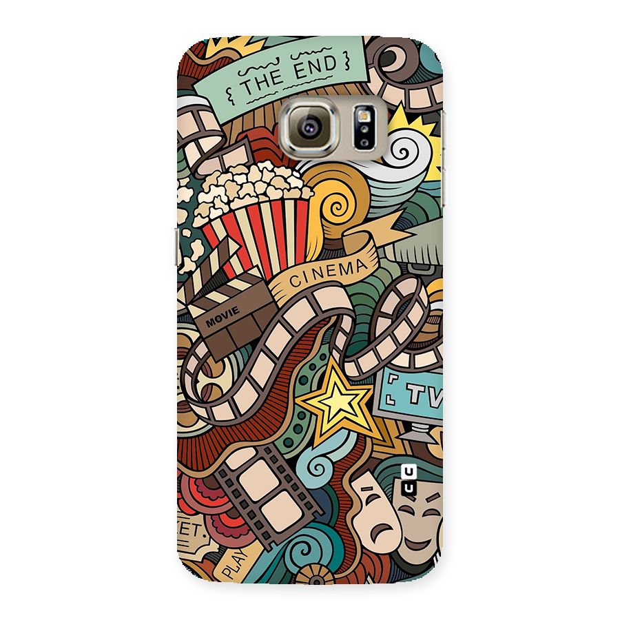 Retro Doodle Art Back Case for Samsung Galaxy S6 Edge