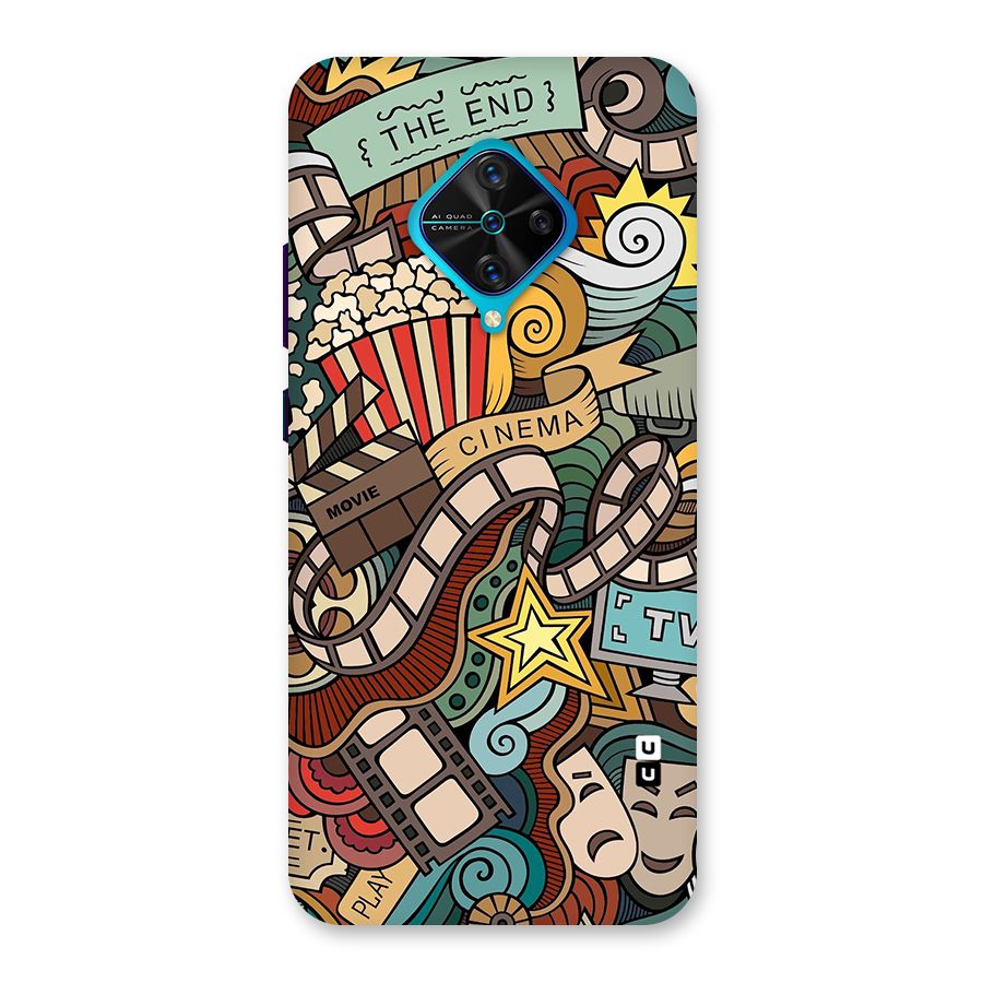 Retro Doodle Art Back Case for Vivo S1 Pro
