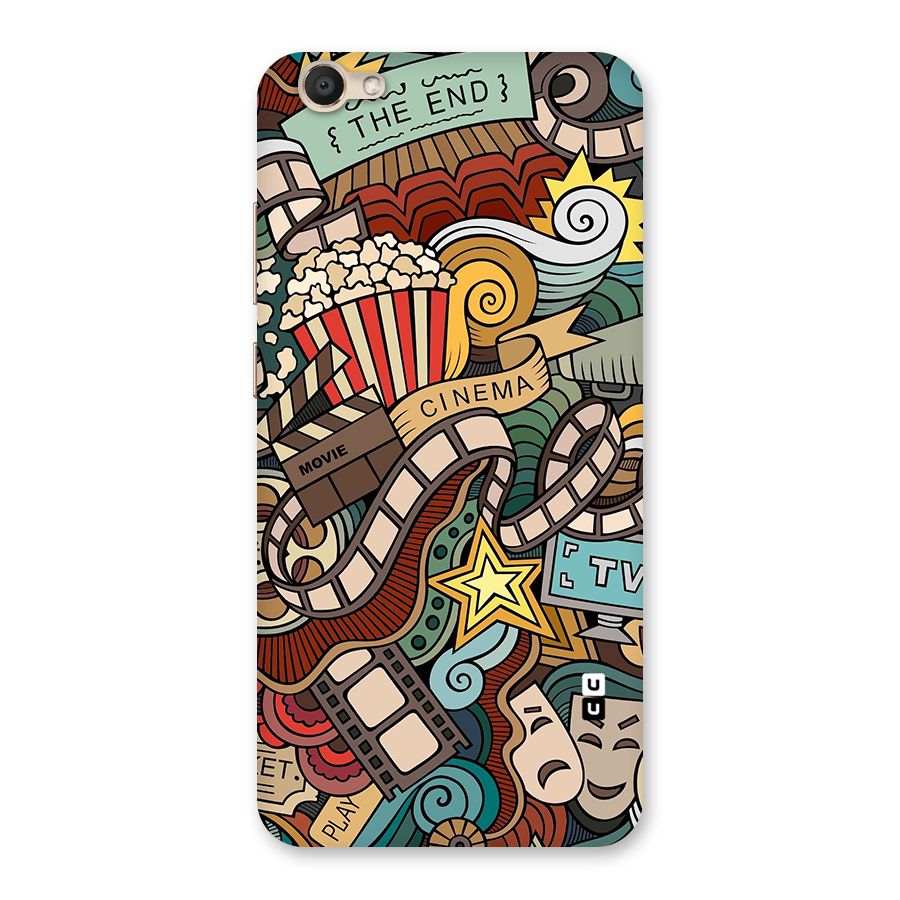 Retro Doodle Art Back Case for Vivo V5