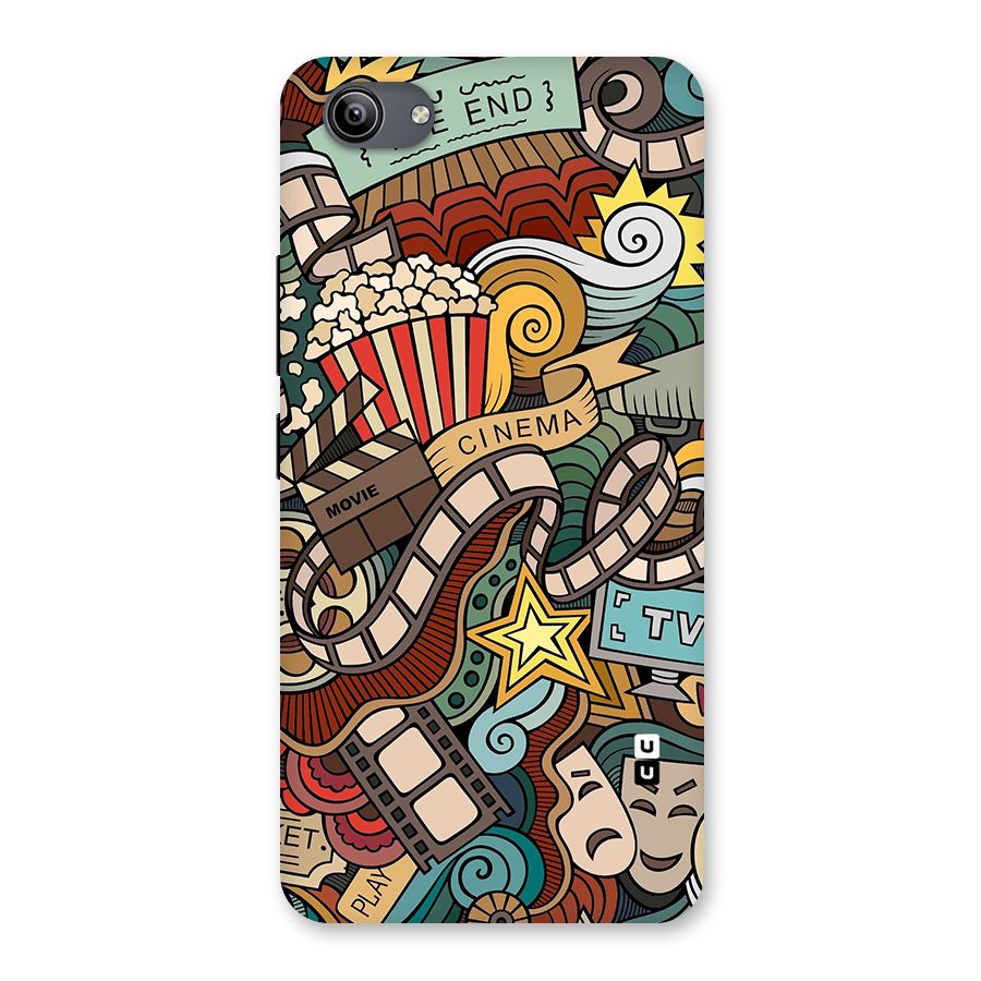 Retro Doodle Art Back Case for Vivo Y81i