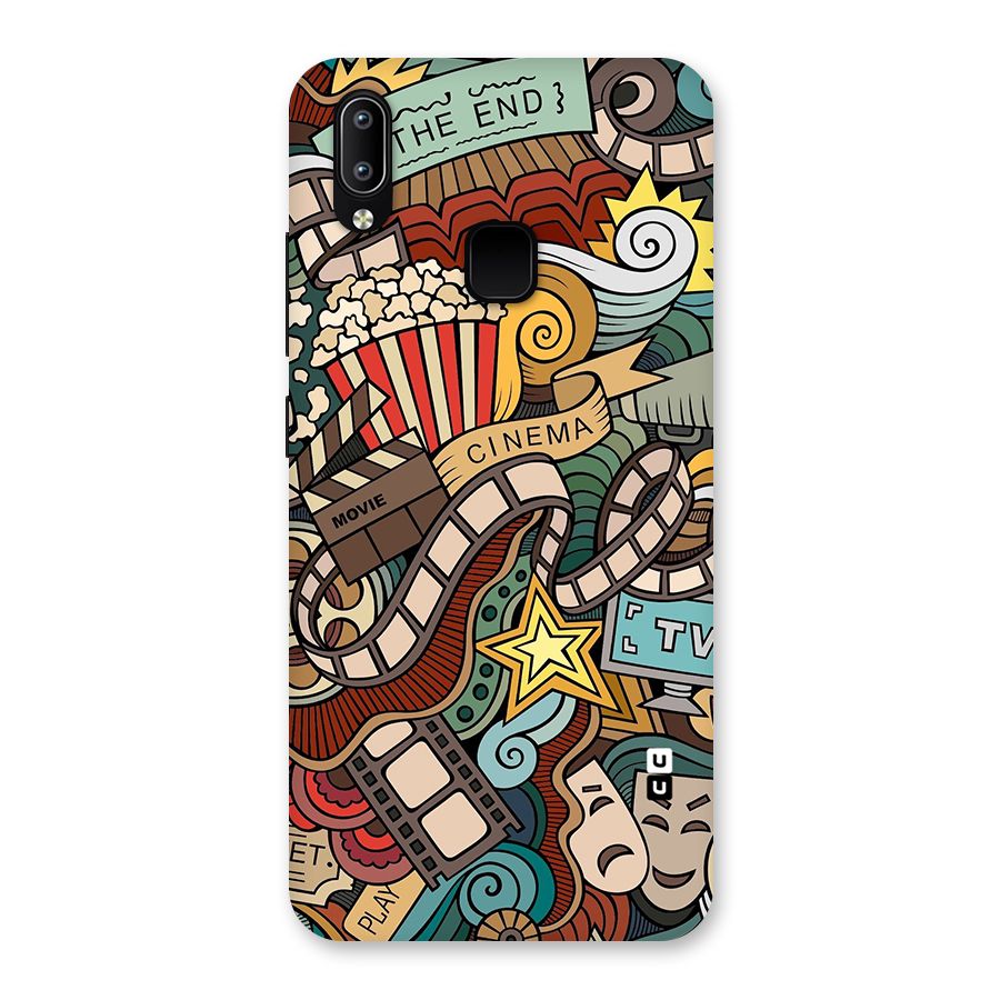 Retro Doodle Art Back Case for Vivo Y93