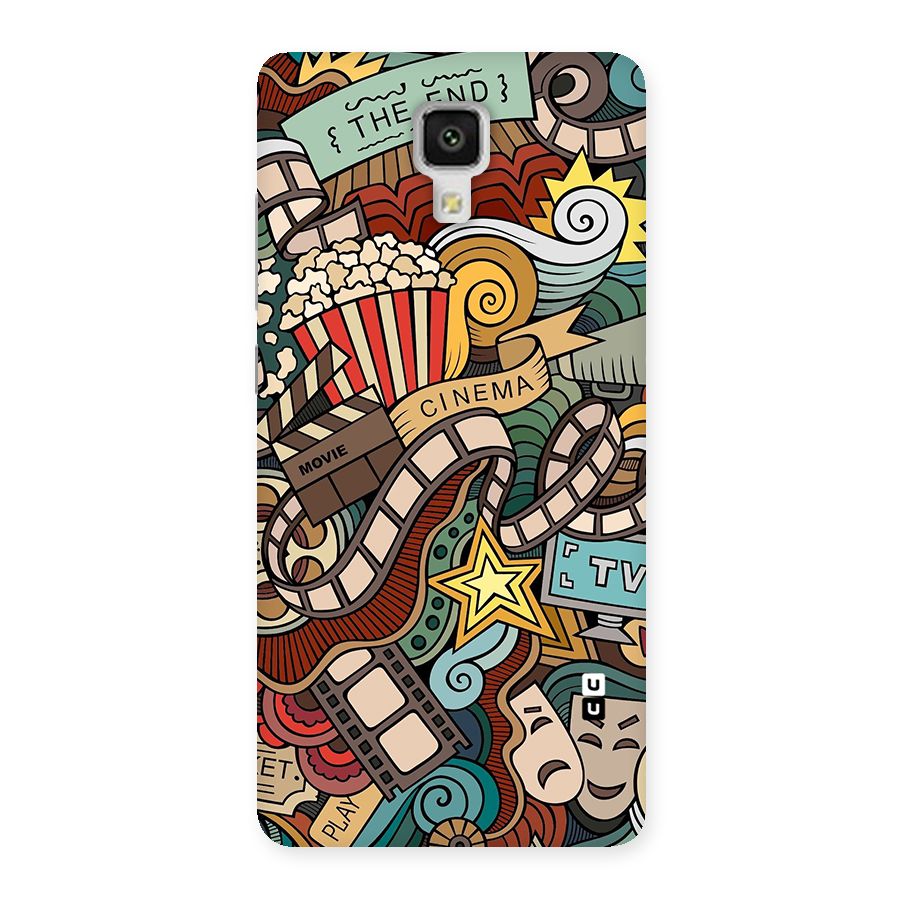 Retro Doodle Art Back Case for Xiaomi Mi 4