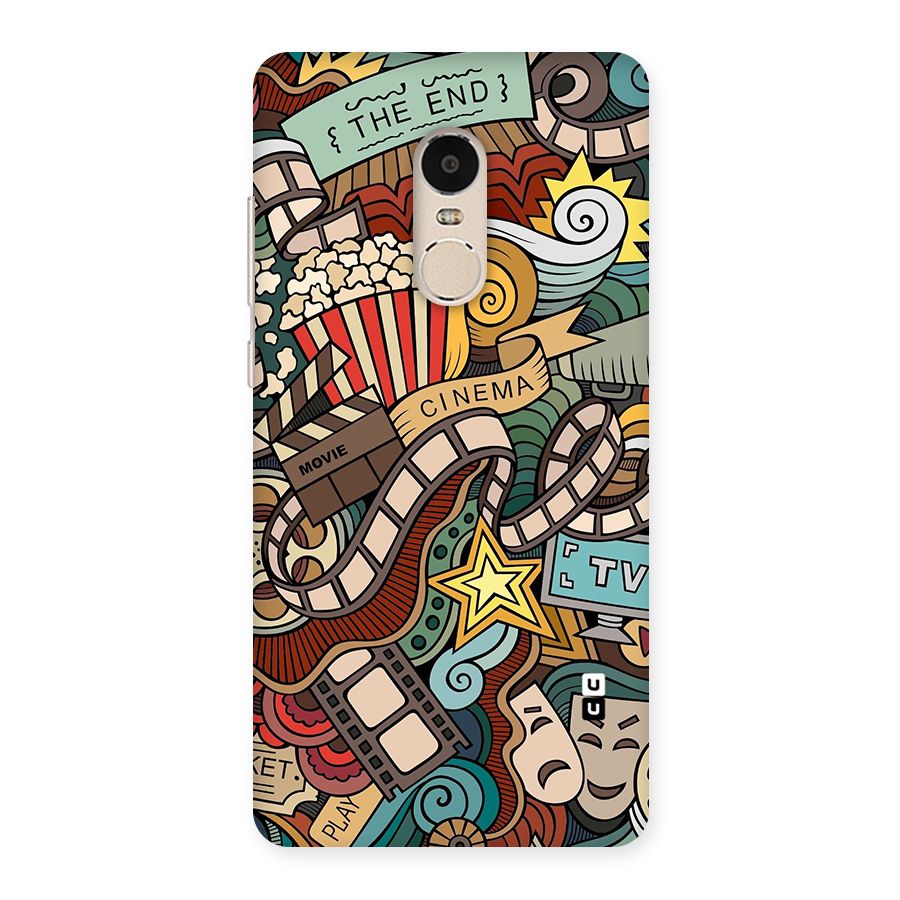 Retro Doodle Art Back Case for Xiaomi Redmi Note 4