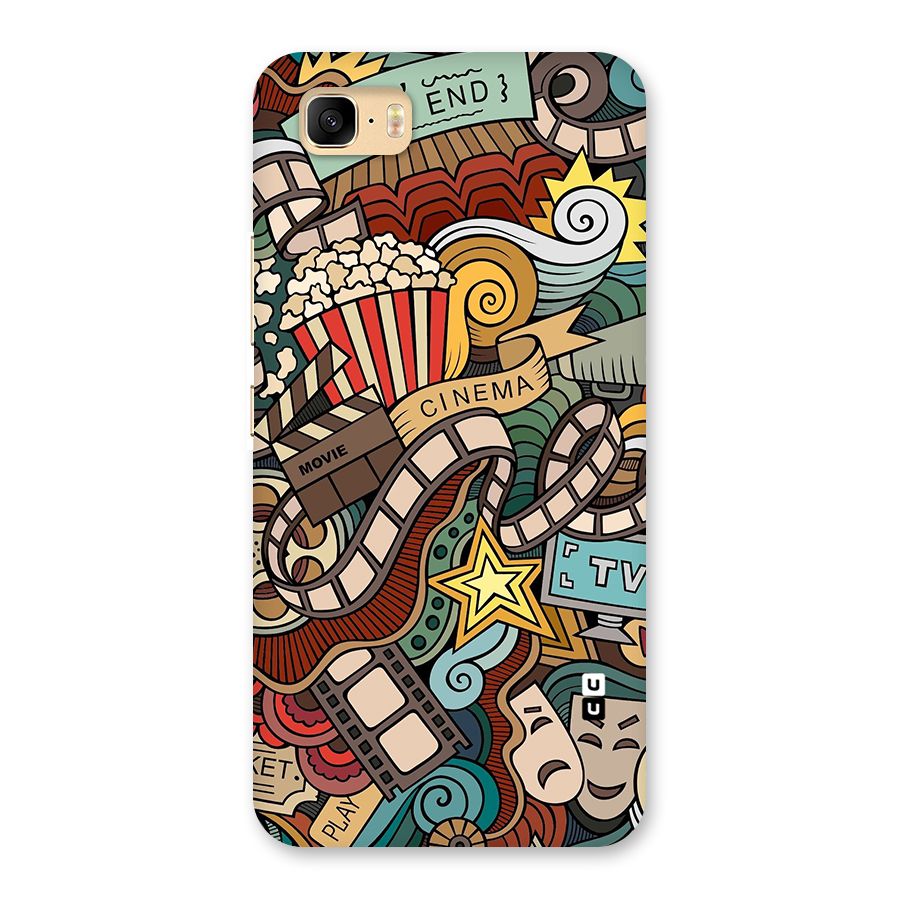 Retro Doodle Art Back Case for Zenfone 3s Max