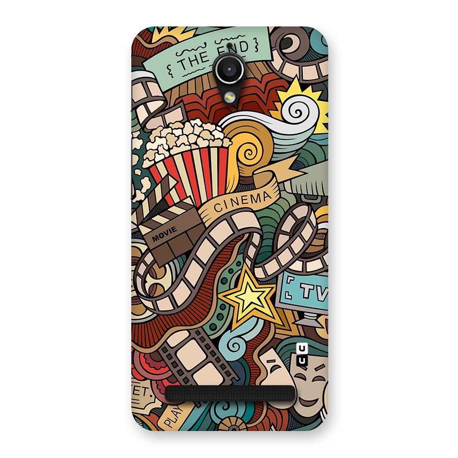 Retro Doodle Art Back Case for Zenfone Go