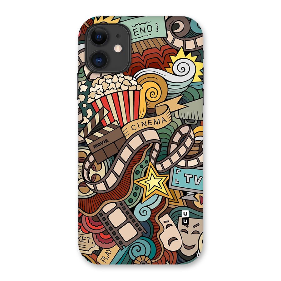 Retro Doodle Art Back Case for iPhone 11