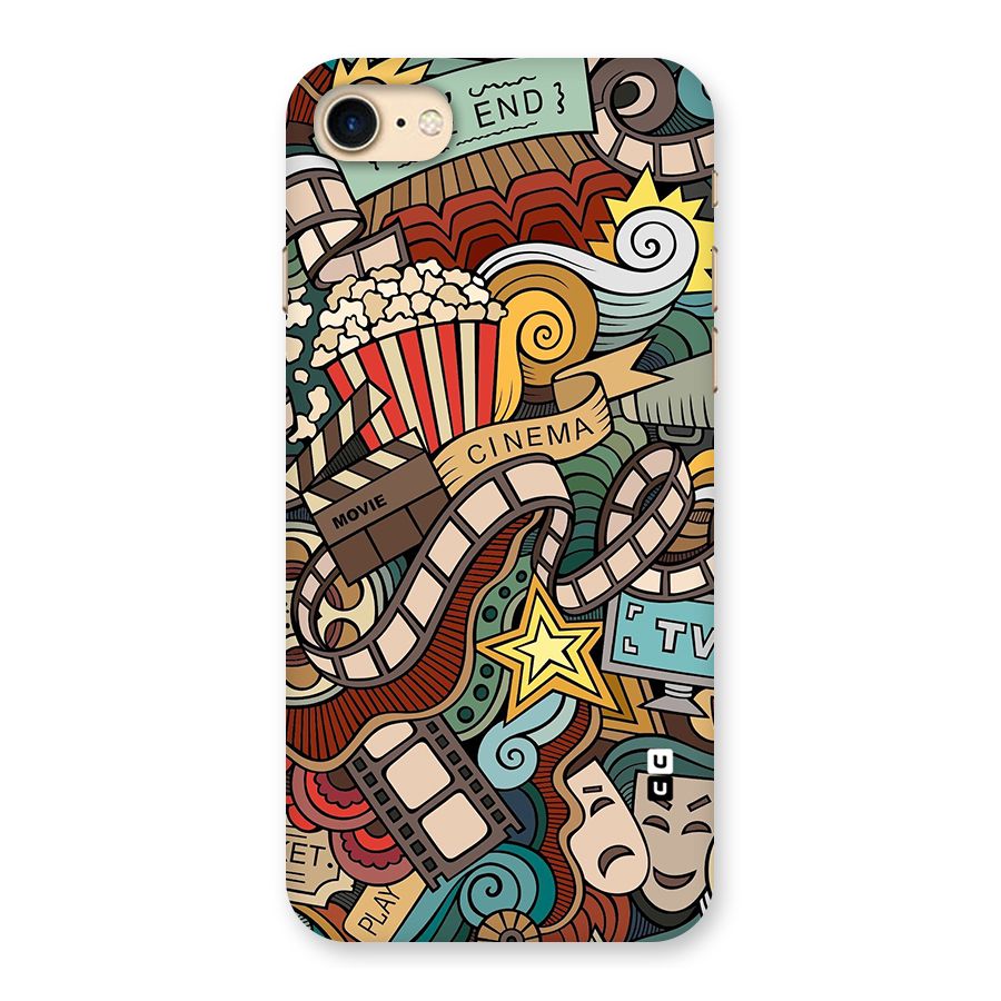 Retro Doodle Art Back Case for iPhone 7