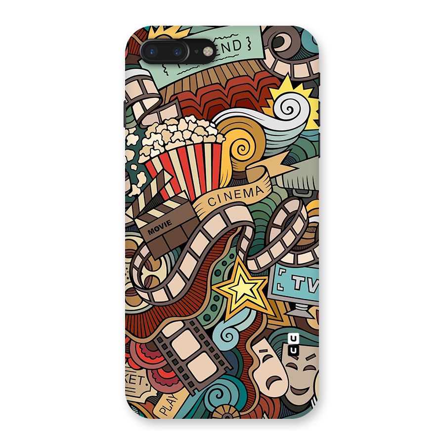 Retro Doodle Art Back Case for iPhone 7 Plus