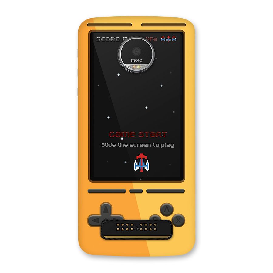 Retro Gamepad Back Case for Moto Z Play