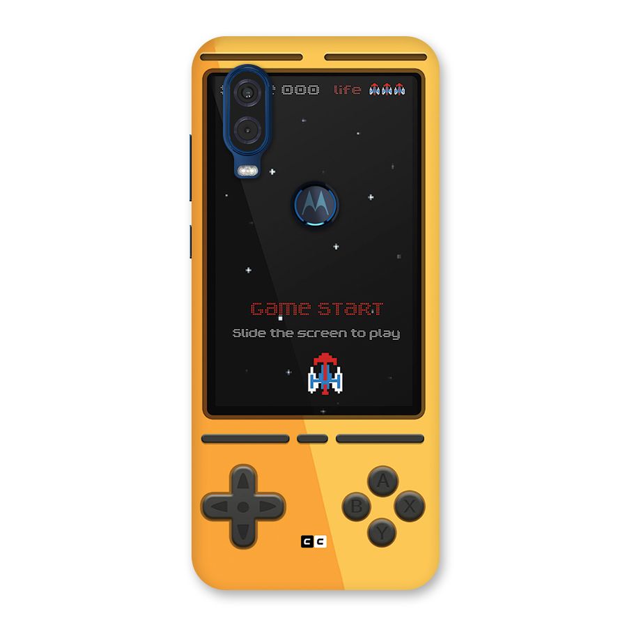 Retro Gamepad Back Case for Motorola One Vision