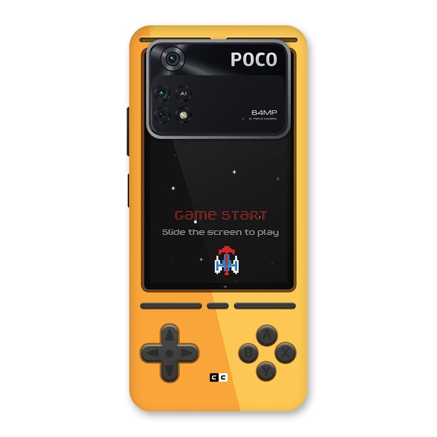 Retro Gamepad Back Case for Poco M4 Pro 4G
