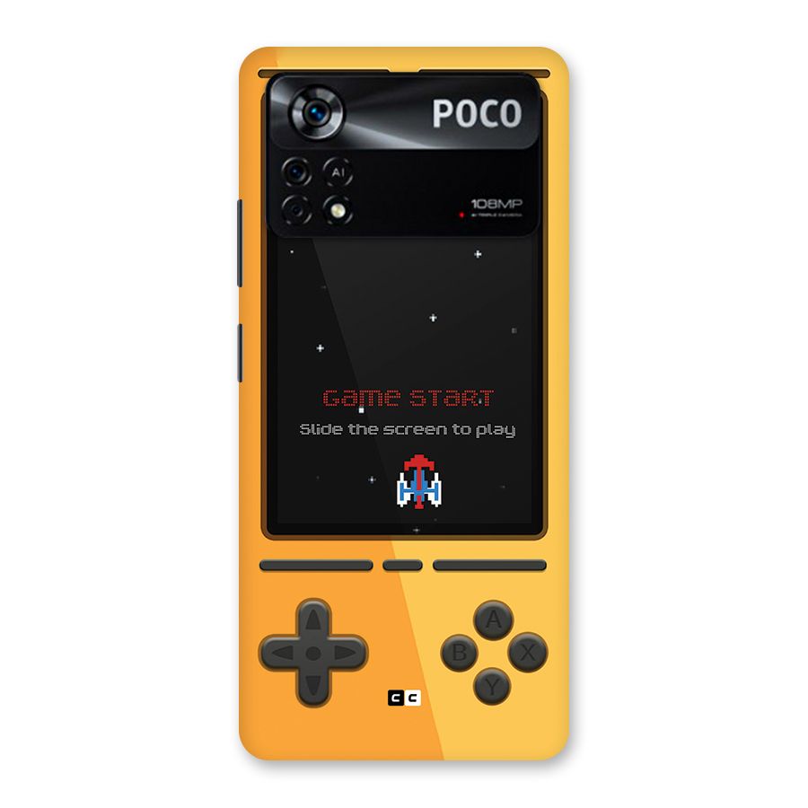Retro Gamepad Back Case for Poco X4 Pro 5G