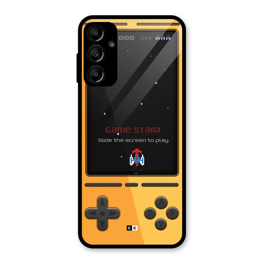 Retro Gamepad Glass Back Case for Galaxy A14 5G