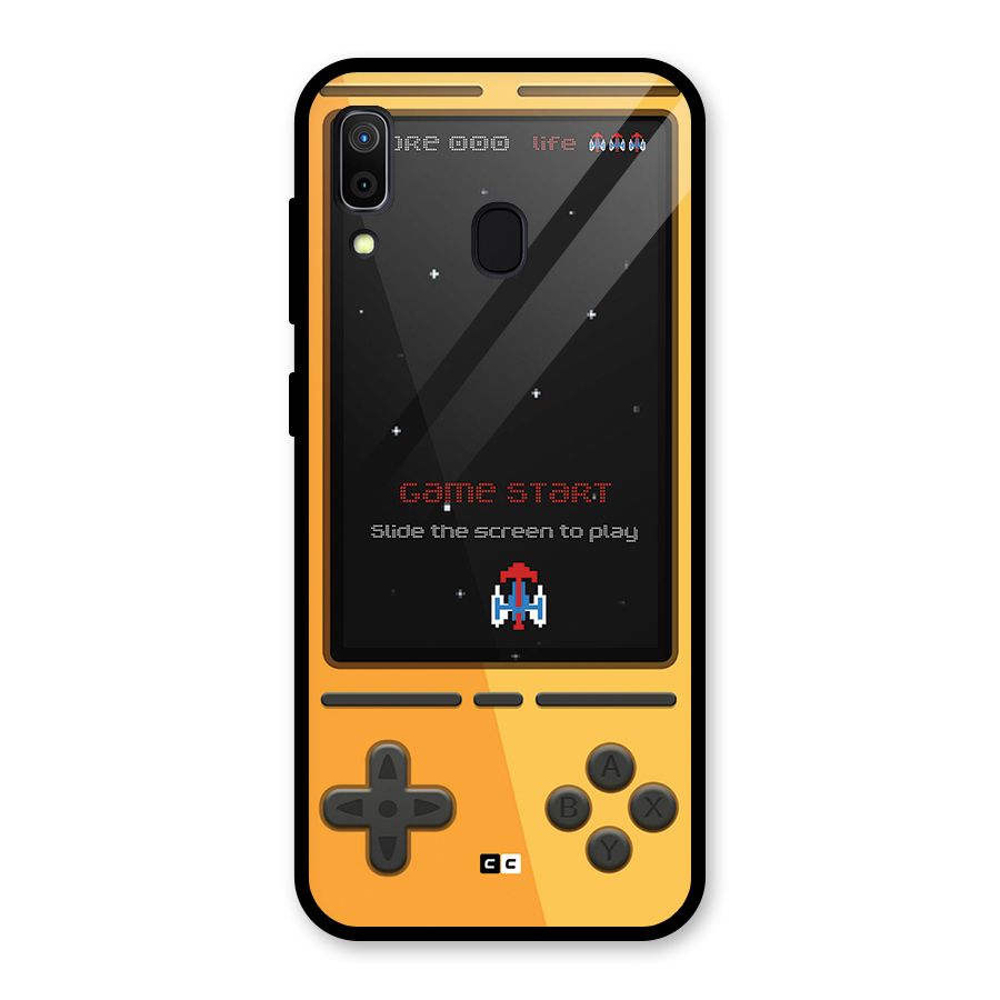 Retro Gamepad Glass Back Case for Galaxy A30