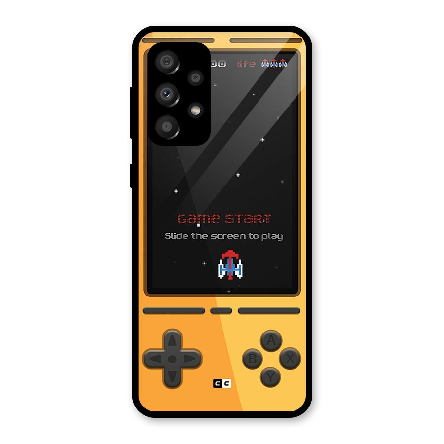 Retro Gamepad Glass Back Case for Galaxy A32