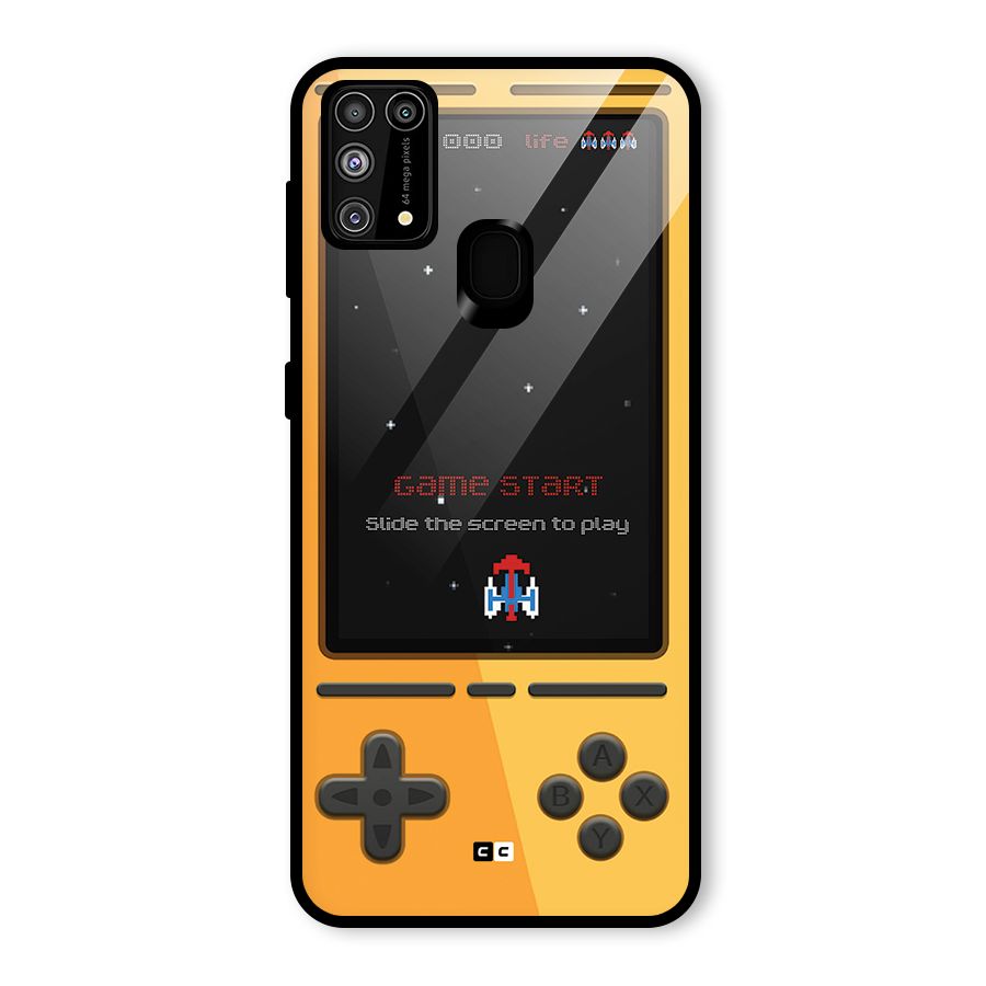 Retro Gamepad Glass Back Case for Galaxy F41