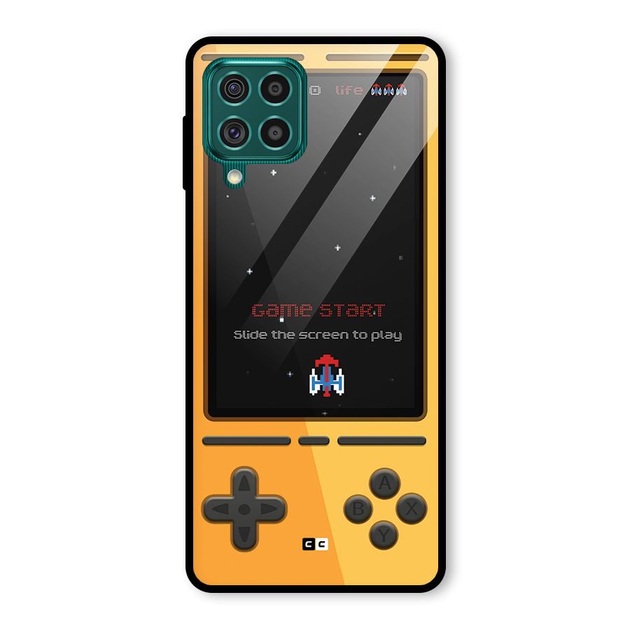 Retro Gamepad Glass Back Case for Galaxy F62