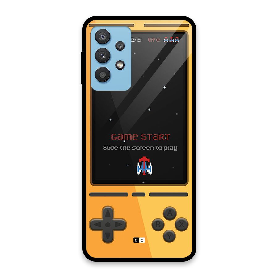 Retro Gamepad Glass Back Case for Galaxy M32 5G