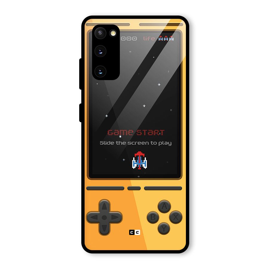Retro Gamepad Glass Back Case for Galaxy S20 FE 5G