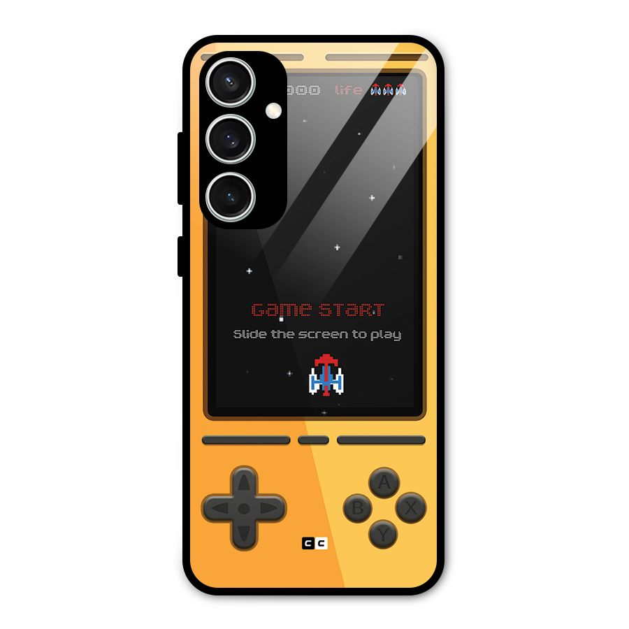 Retro Gamepad Glass Back Case for Galaxy S23 FE